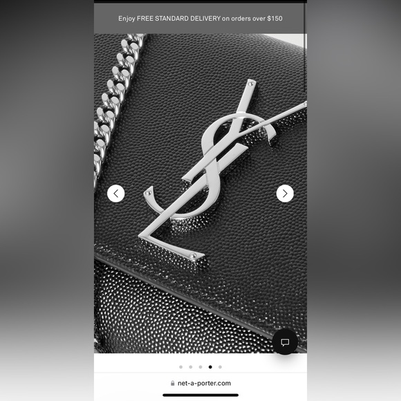 Amazing condition Saint Laurent Kate bag. Black with silver hardware. - Picture 4 of 5